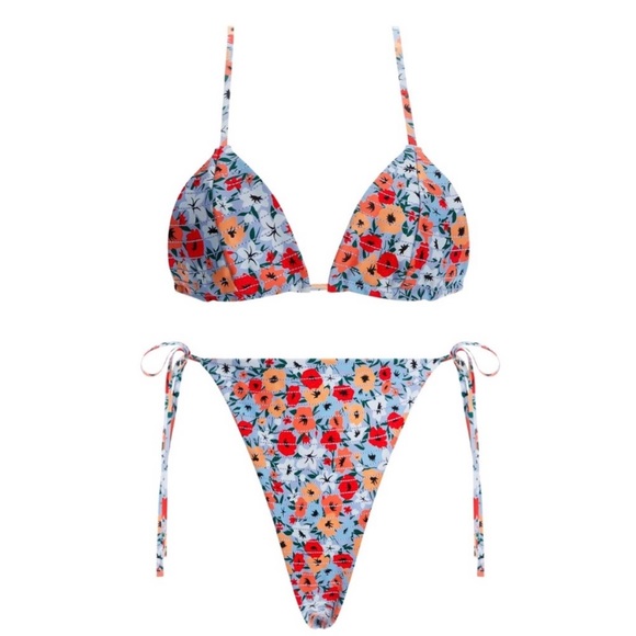 Agua by Agua Bendita SABINA LA FANIA ATARDECER BIKINI set - Picture 4 of 10